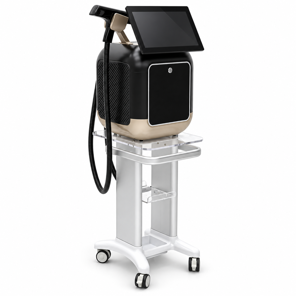 Photon-MPD909 2-in-1 Laser Platform cutout on a pure white product cover
