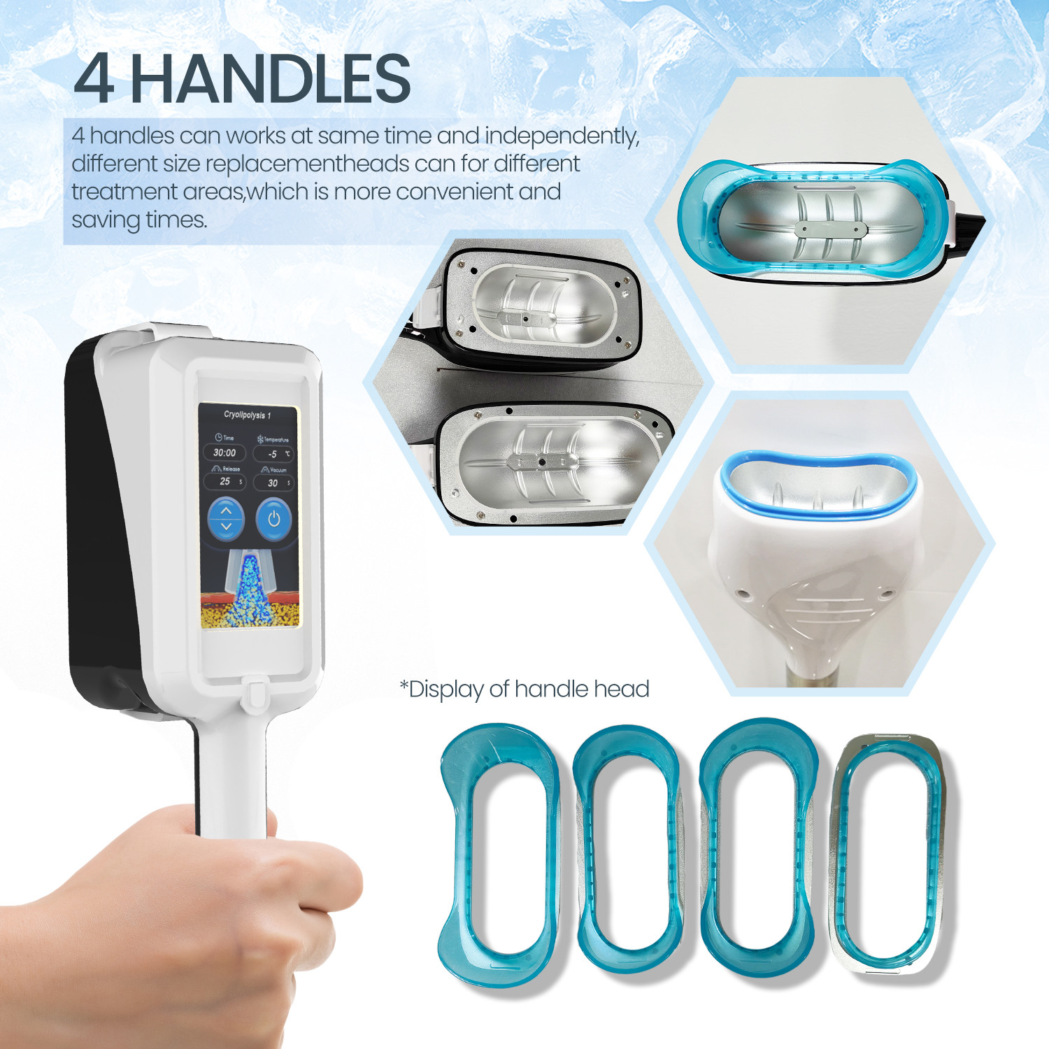 Vortex-Cro774 360-degree Cryolipolysis Platform product detail 5
