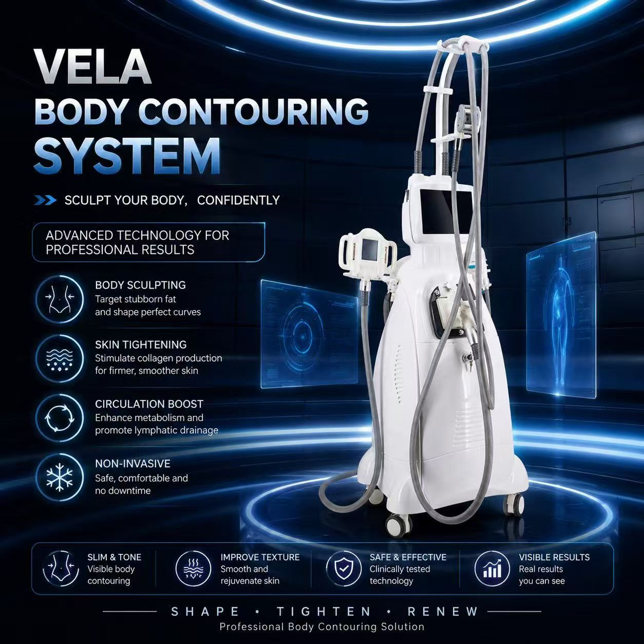 Vortex-VLV3 Vacuum Roller Body Platform product detail 7